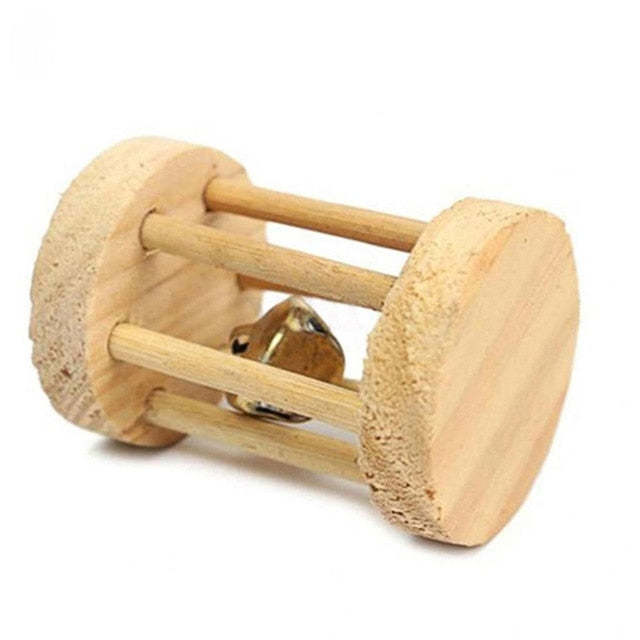 Petit Jouet Rongeurs Sporty : Petit Rouleau de jeu avec clochette