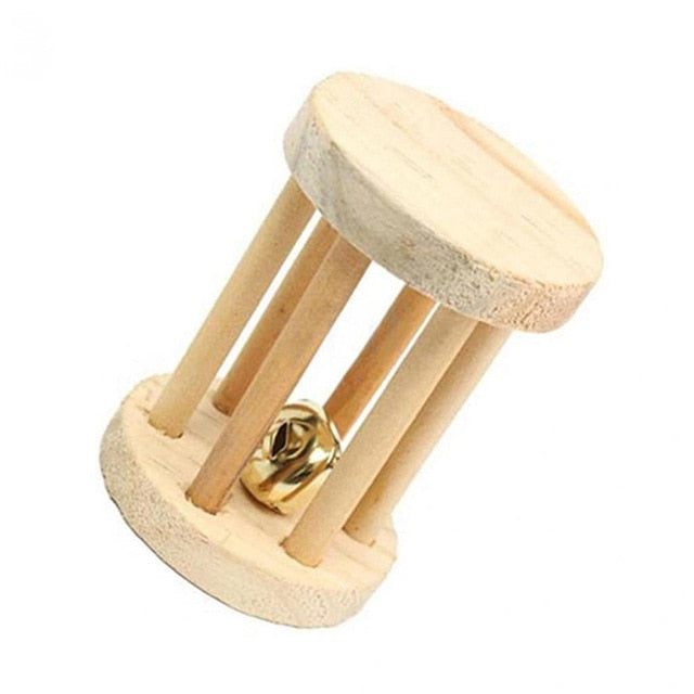 Petit Jouet Rongeurs Sporty : Rouleau de jeu avec clochette