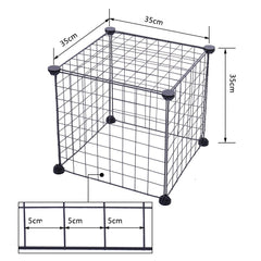 Enclos pour lapin modulable dimensions